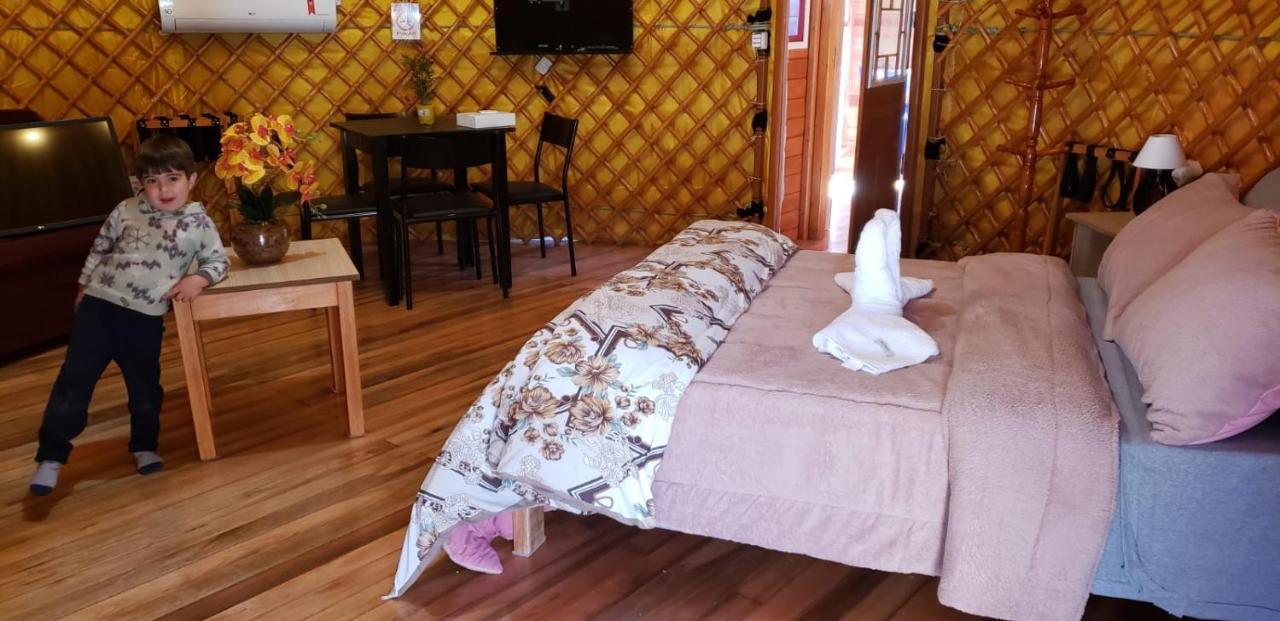 Casa Campo Yurt 3 Aconchego Tenda Mongolica Wifi Urubici Bagian luar foto